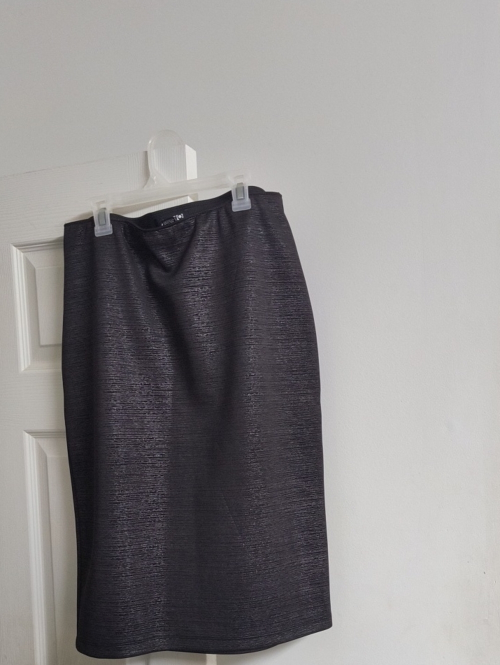 Apt. 9 Black Textured Pencil Skirt